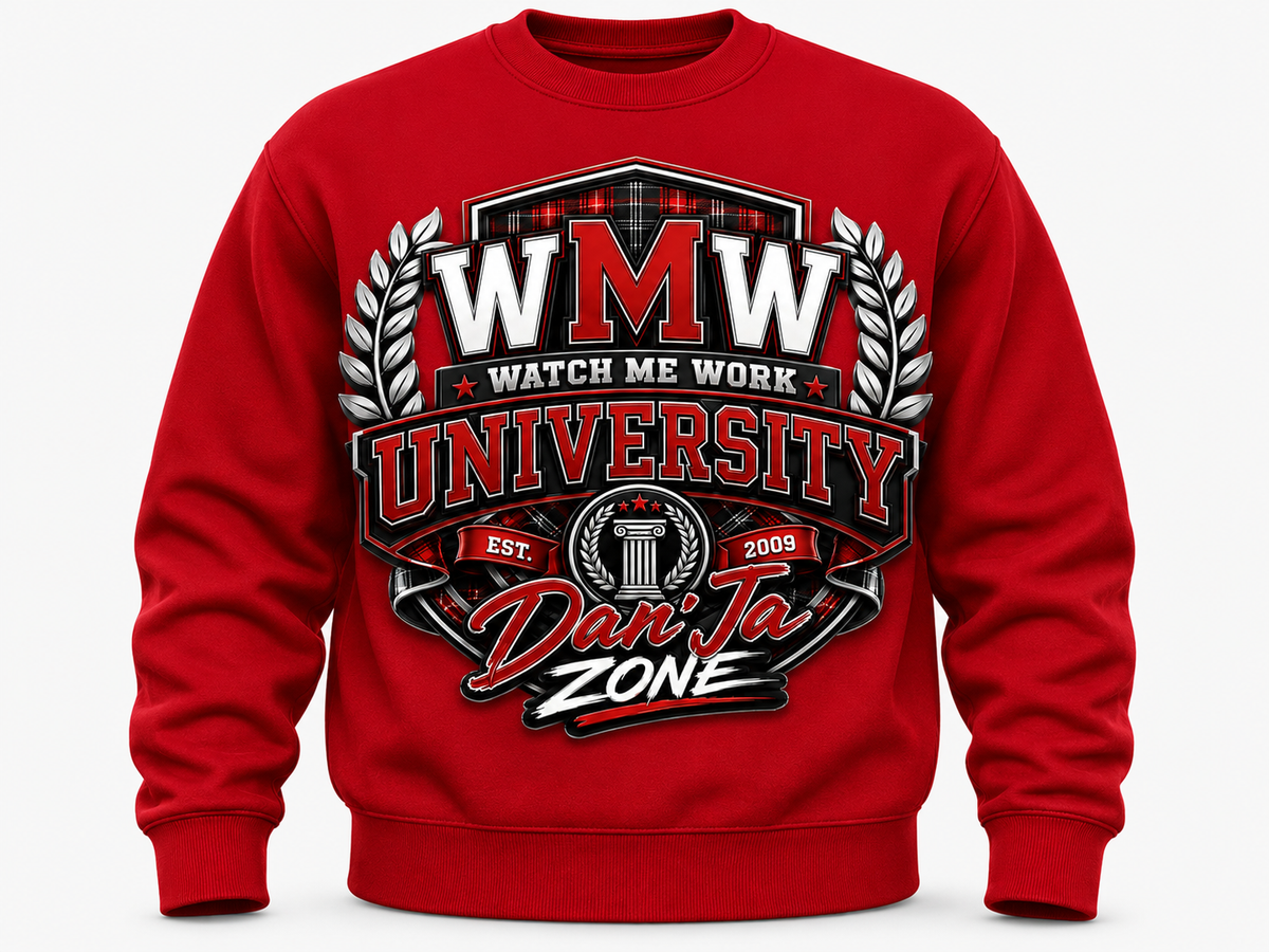 Watch Me Work University - sweater