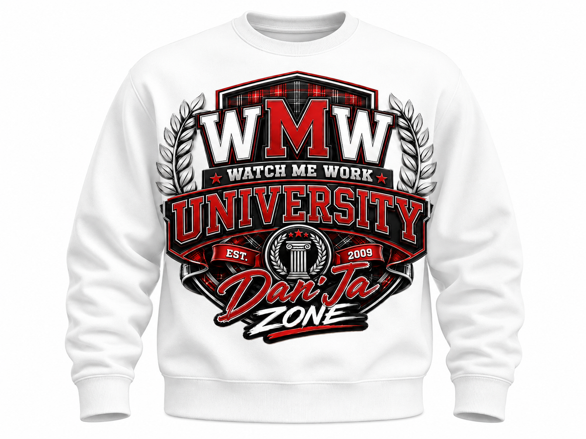 Watch Me Work University - sweater